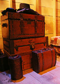 packed suitcases