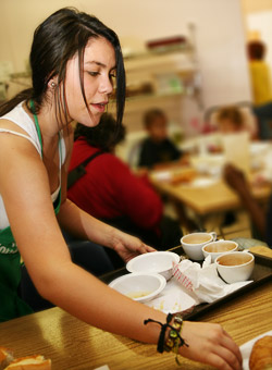 Brianna Eastridge at the St. Francis Inn