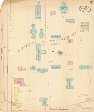 Sanborn map of campus