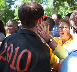 Proud family members