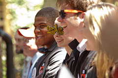 Student in 2010 glasses
