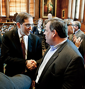 President PC Eisgruber Christie