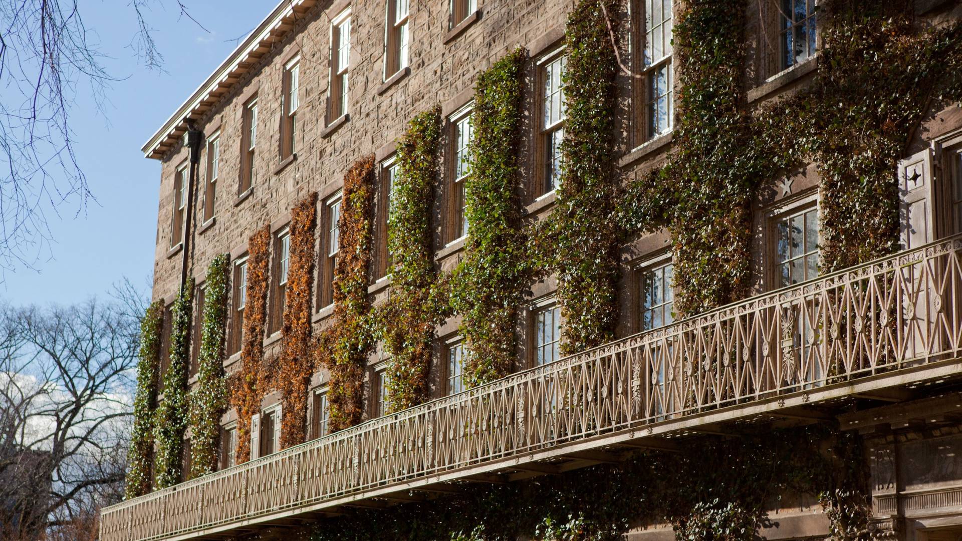 The brick exterior of West College, soon to be named Morrison Hall