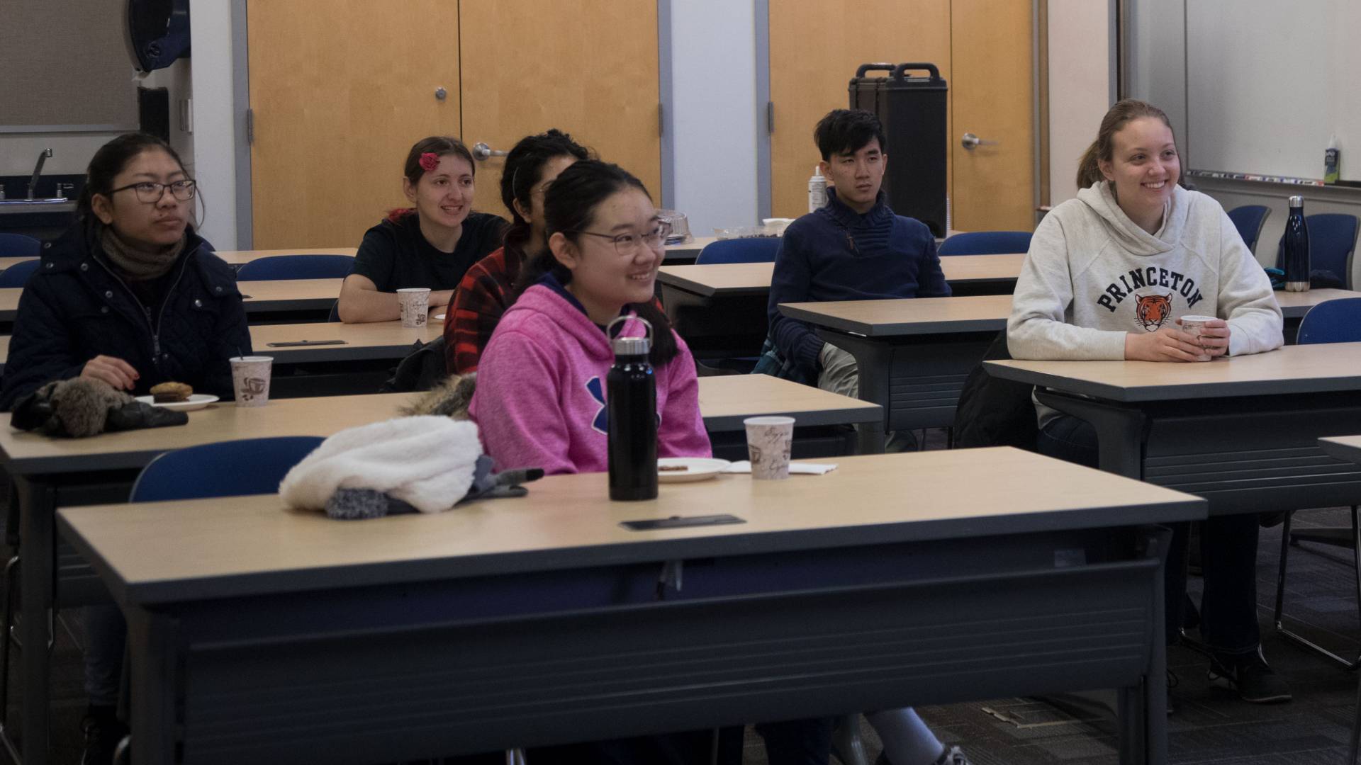 Students in basic safety class