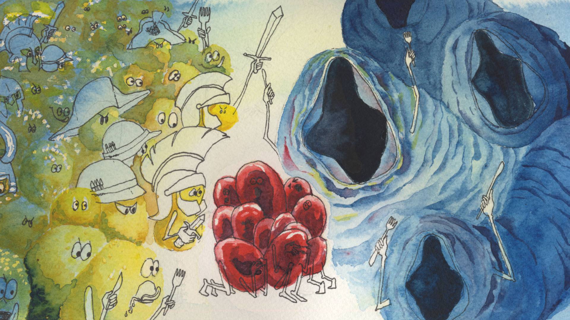 Malaria vs. hookworms