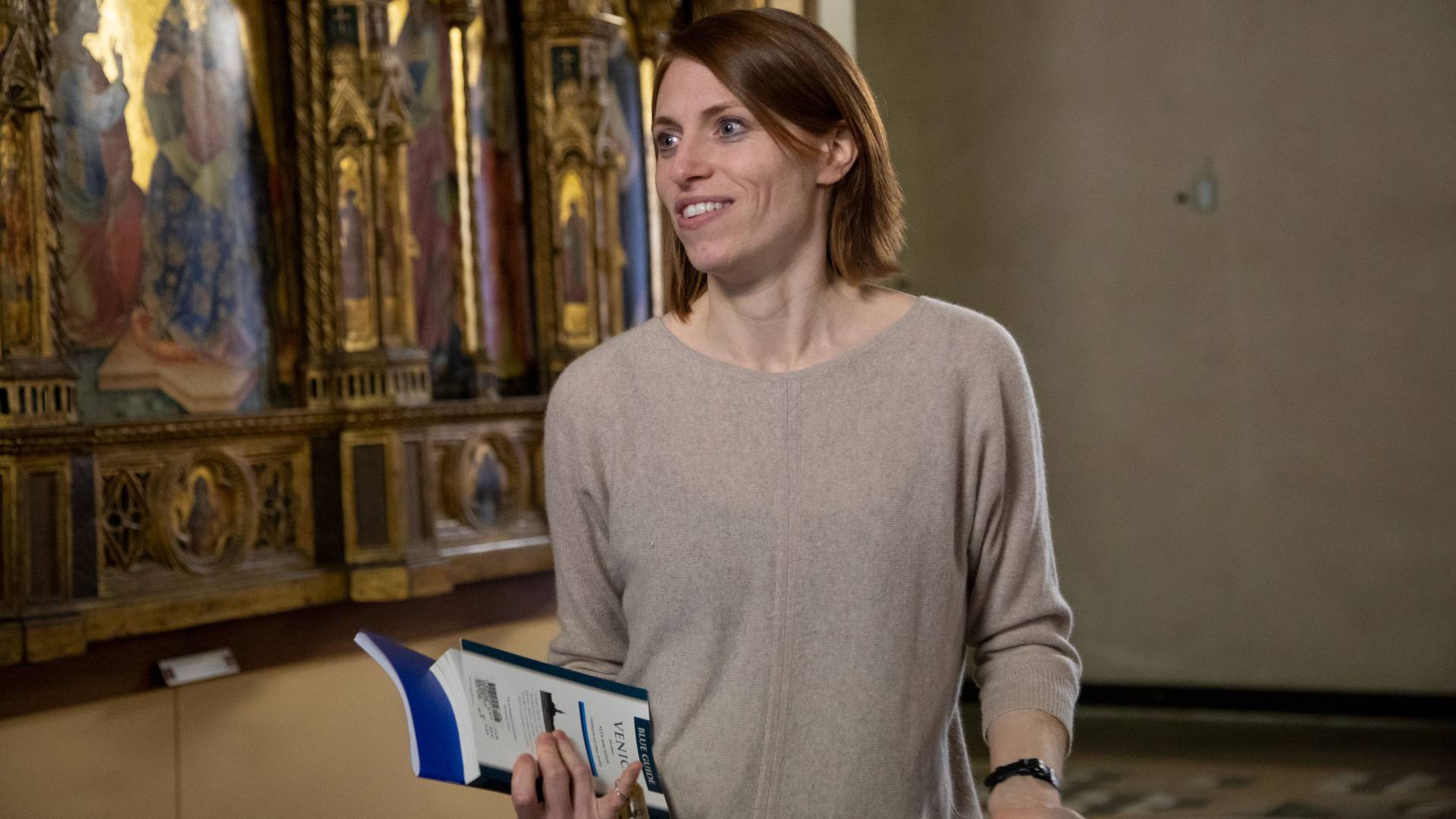 Jamie Reuland in Gallerie dell'Accademia in Venice