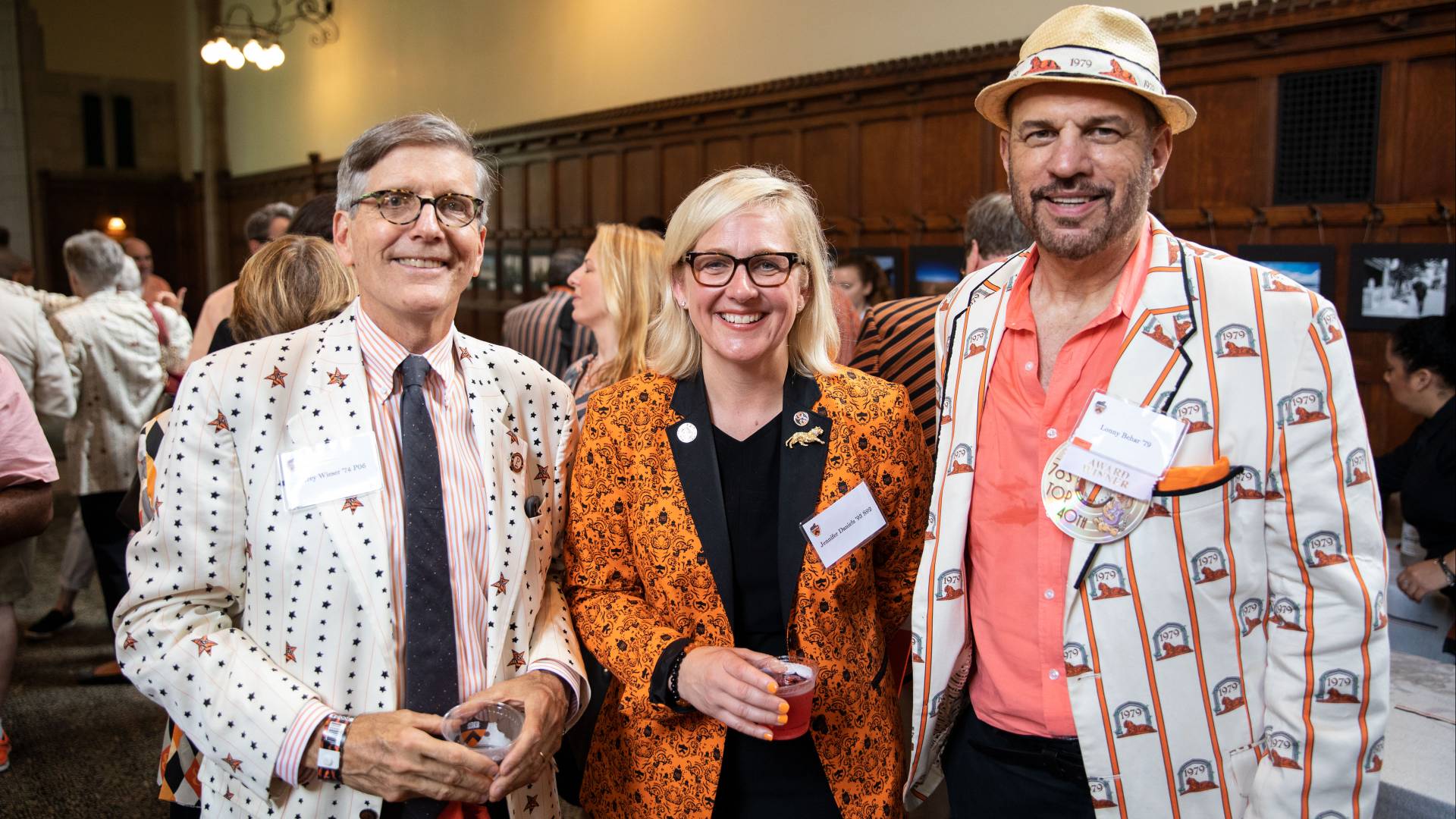 Jeffrey Wieser ’74, Jennifer Daniels ’93, Lonny Behar '79