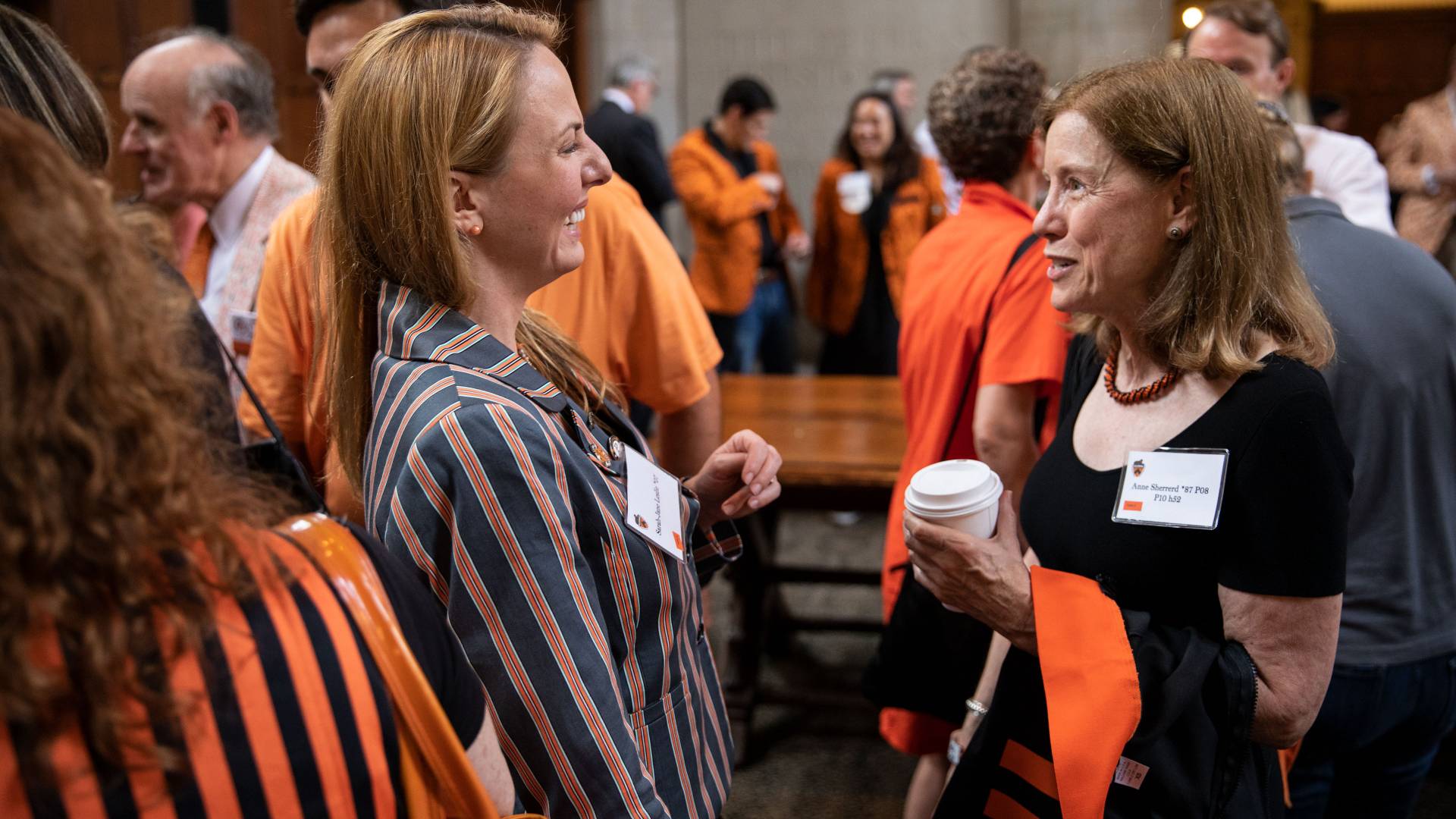 Sarah-Jane Leslie *07 and Anne Sherred *87