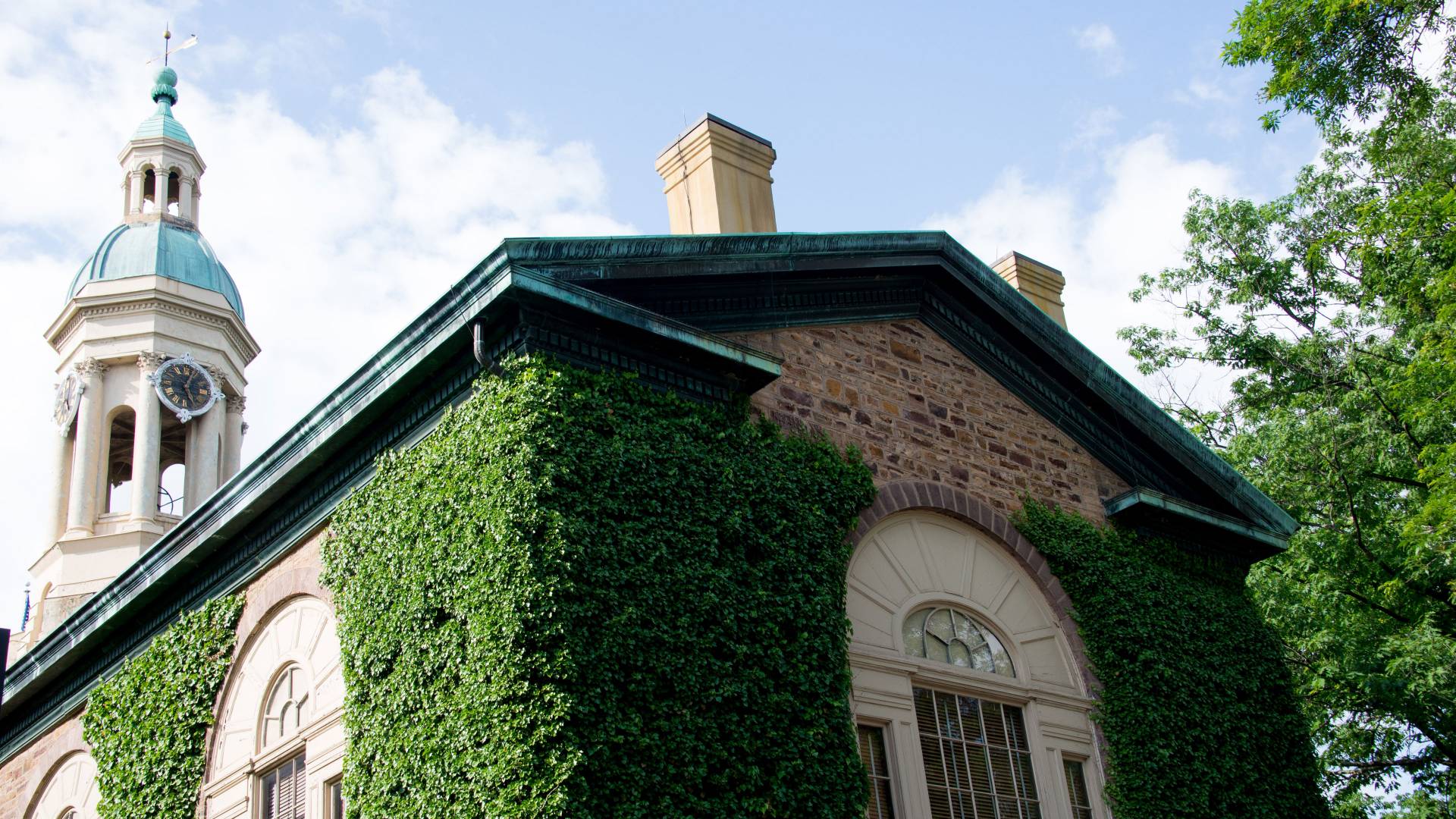 Nassau Hall roof and cupola