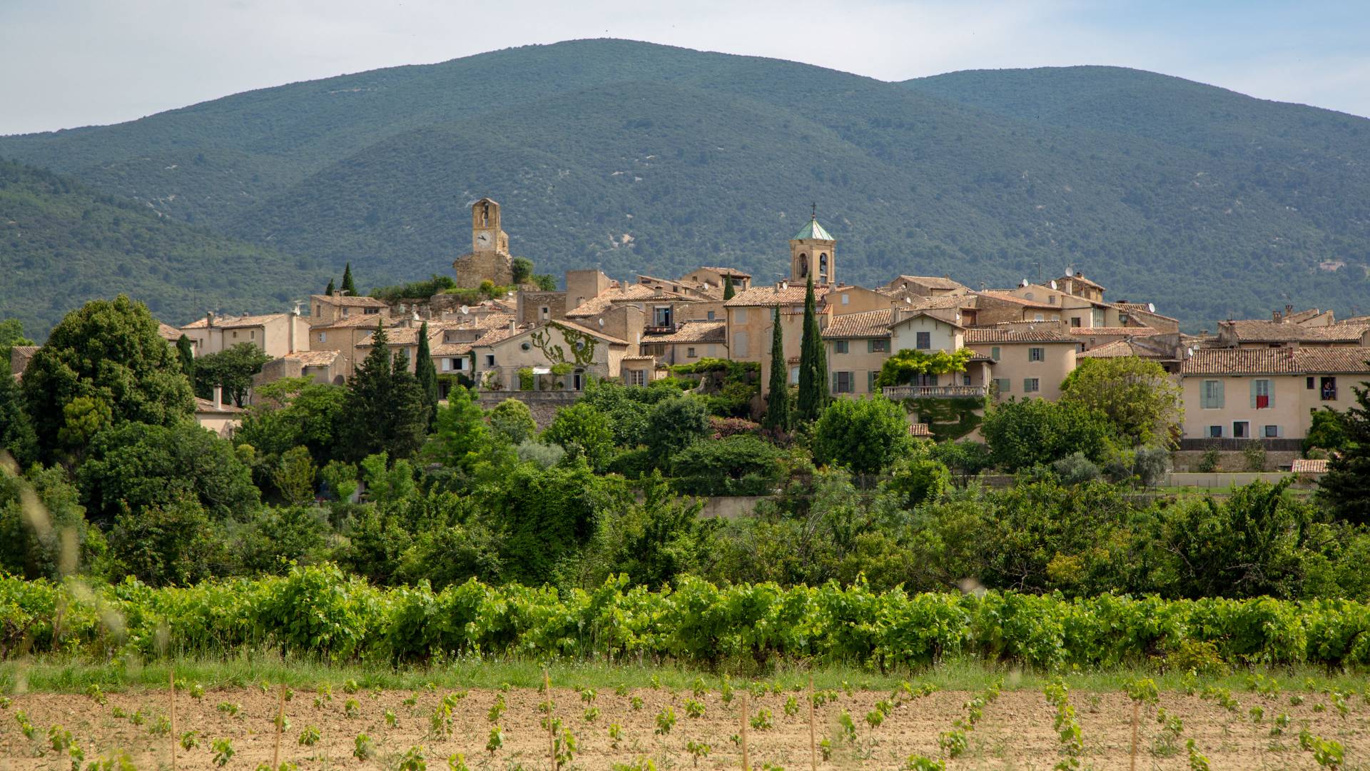 Vista of French countryside