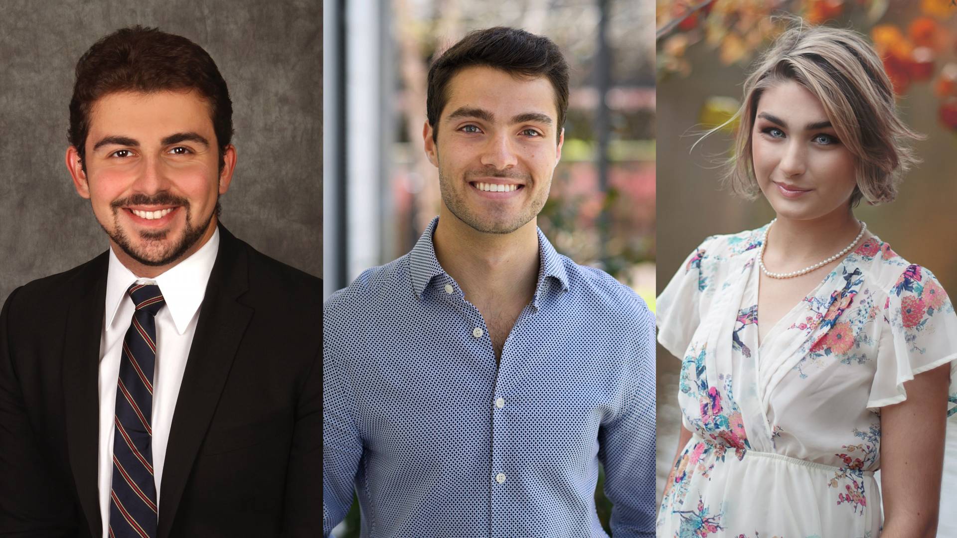 From left: Ararat Gocmen, Jonah Herzog-Arbeitman, Myrial Holbrook