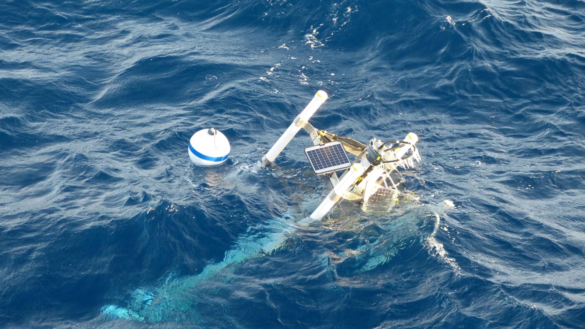 Son-O-Mermaid instrument in the ocean
