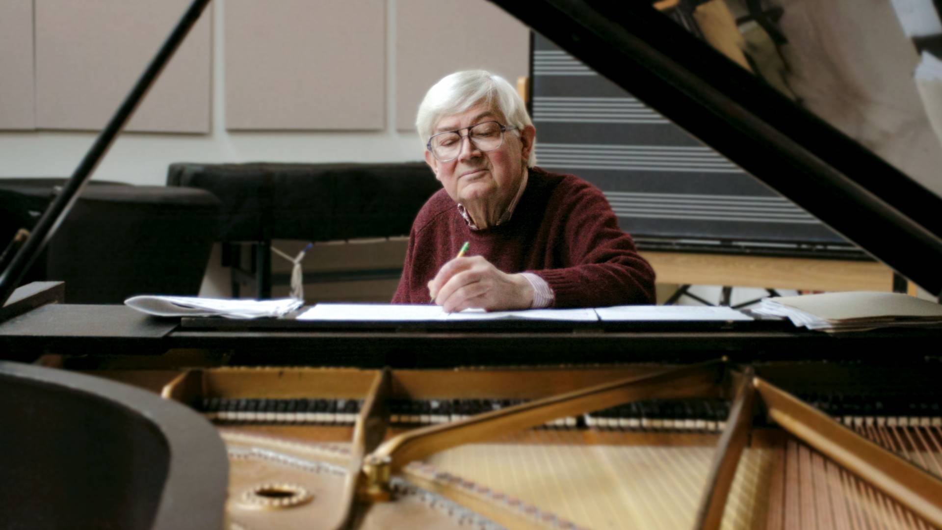 Peter Westergaard at the piano