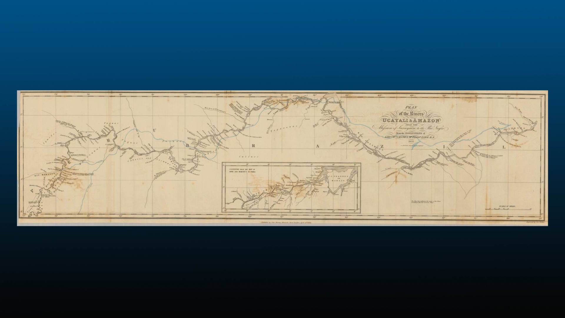 Map of the Amazon River