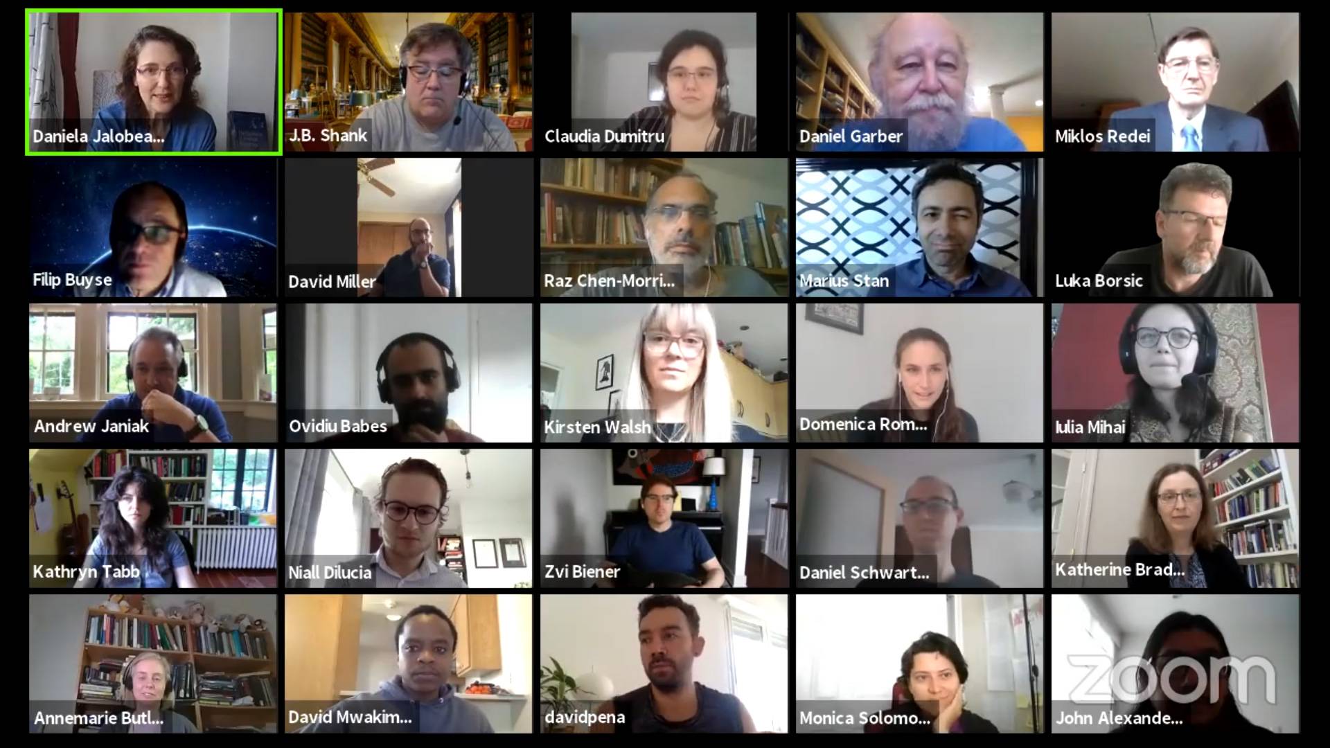 Philosophy conference on Zoom