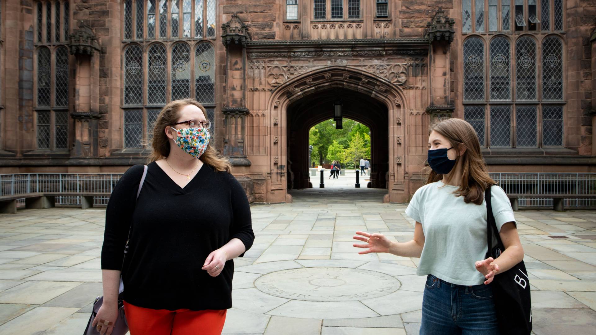 Janet Kay and a student