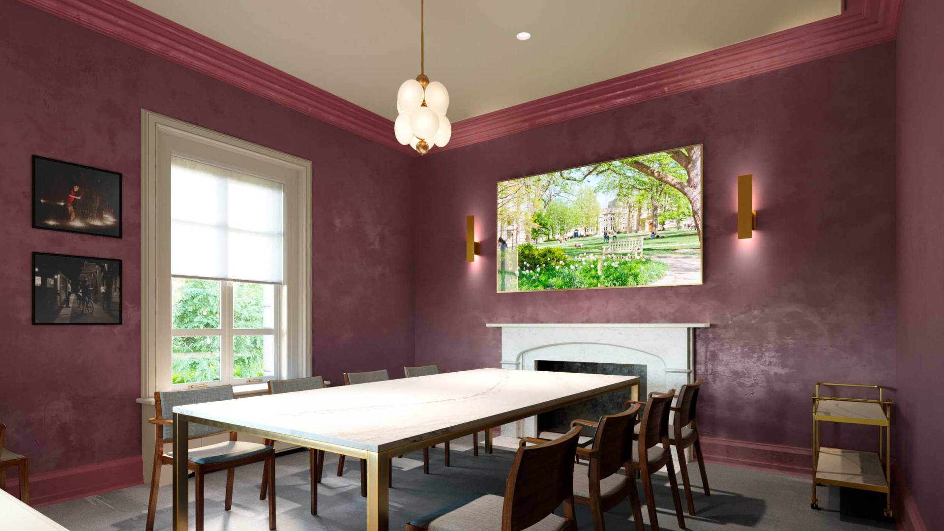 rendering of small conference room