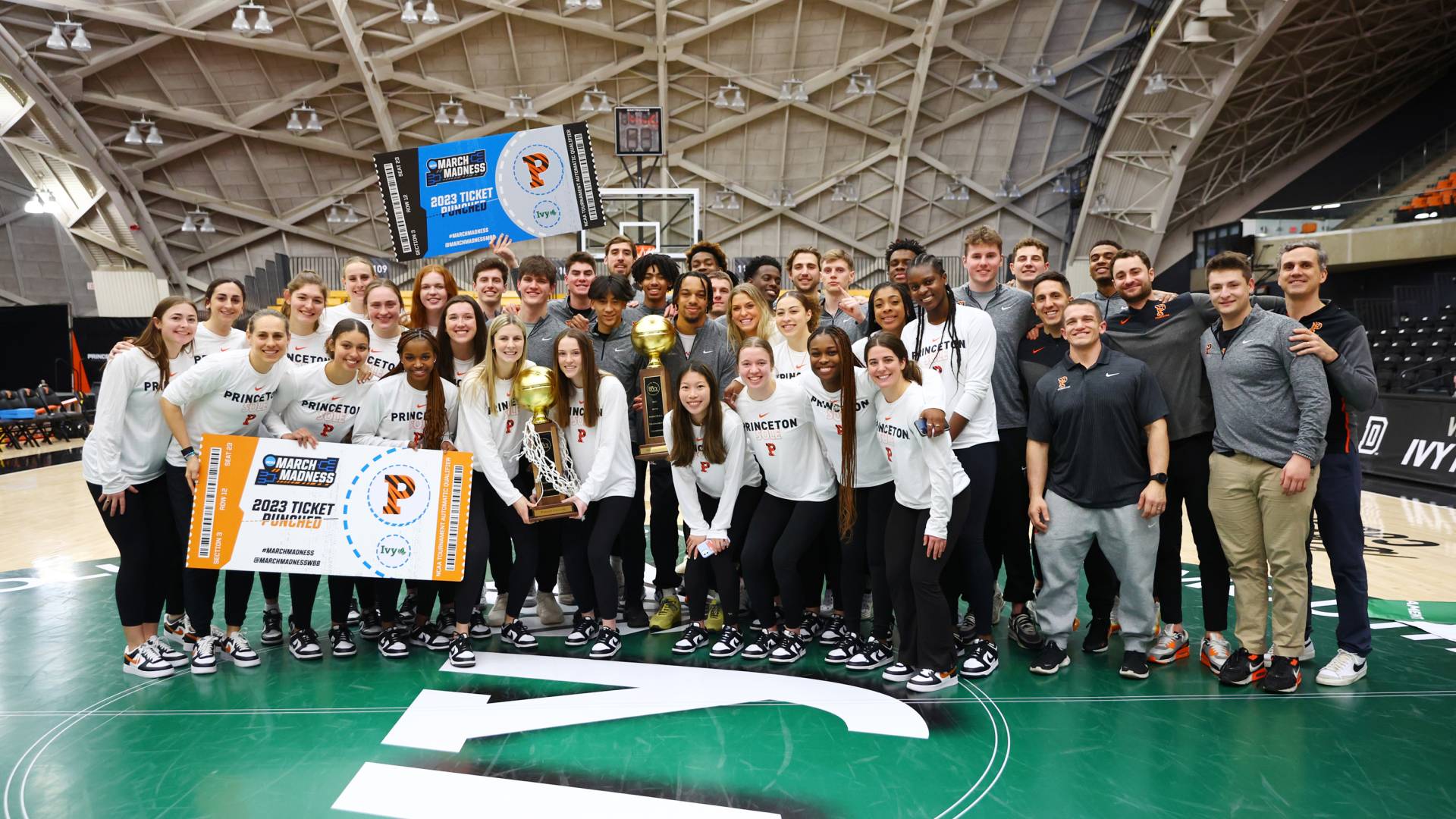 Women and Men's basketball teams