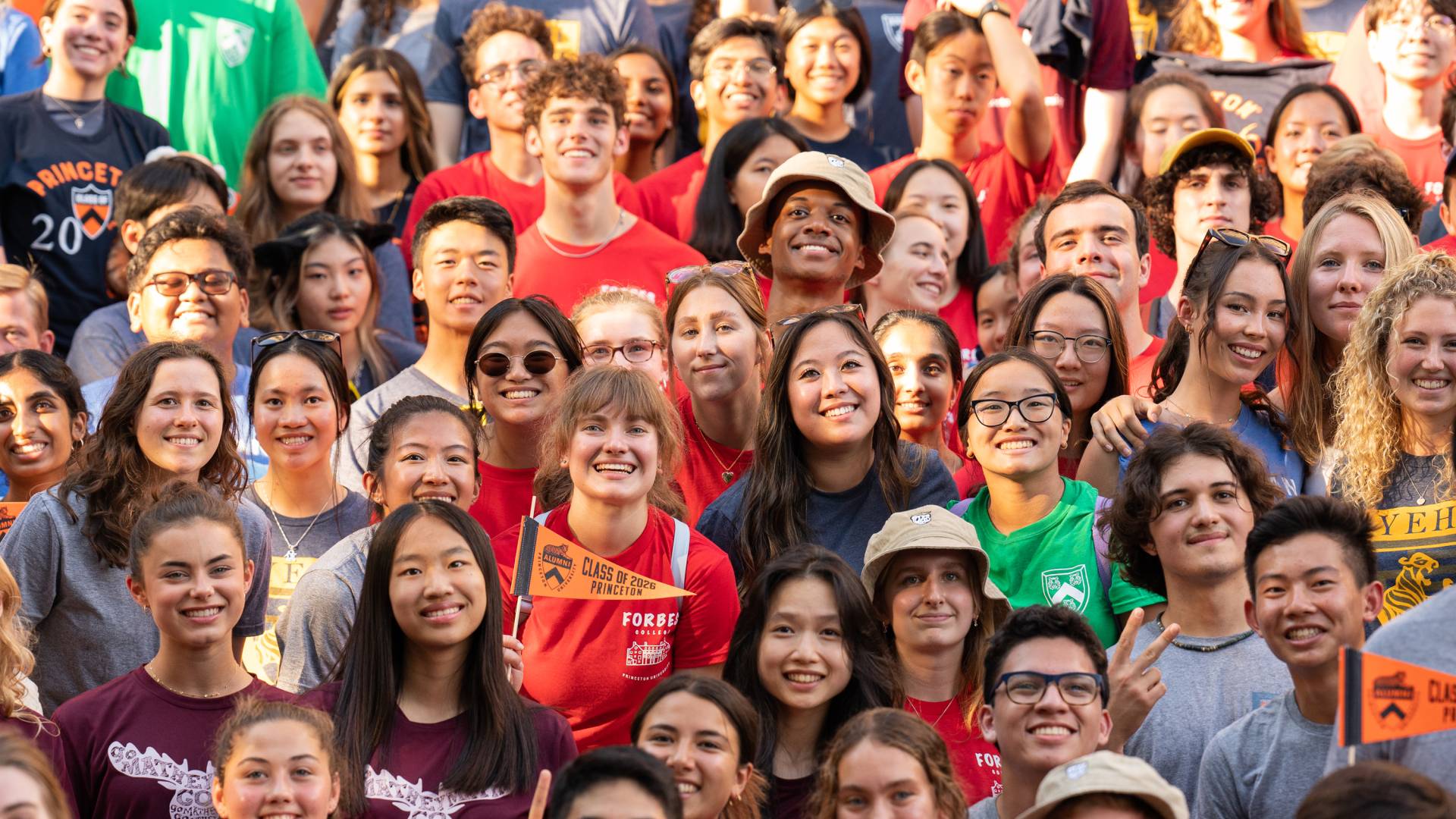 Students in Class of 2026 at first Step Sing