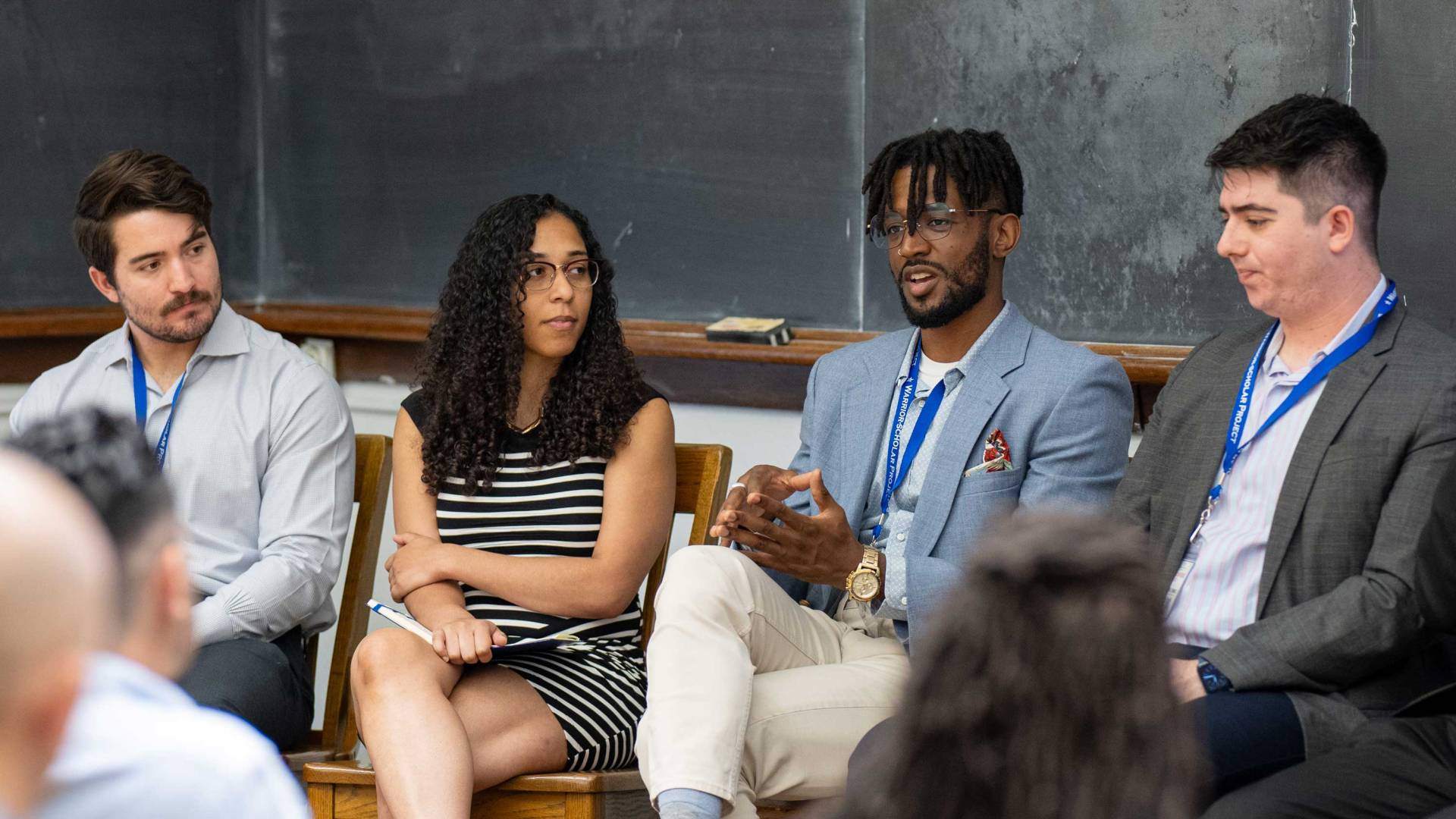Panelists speak about their experiences