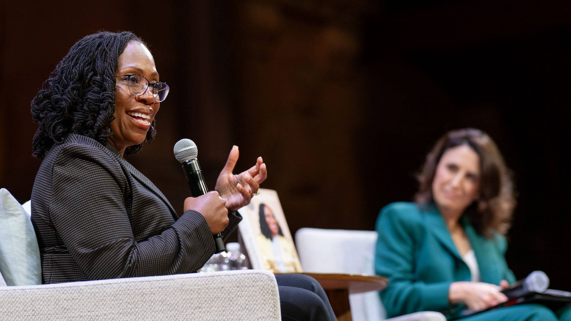 U.S. Supreme Court Justice Ketanji Brown Jackson speaks at Princeton