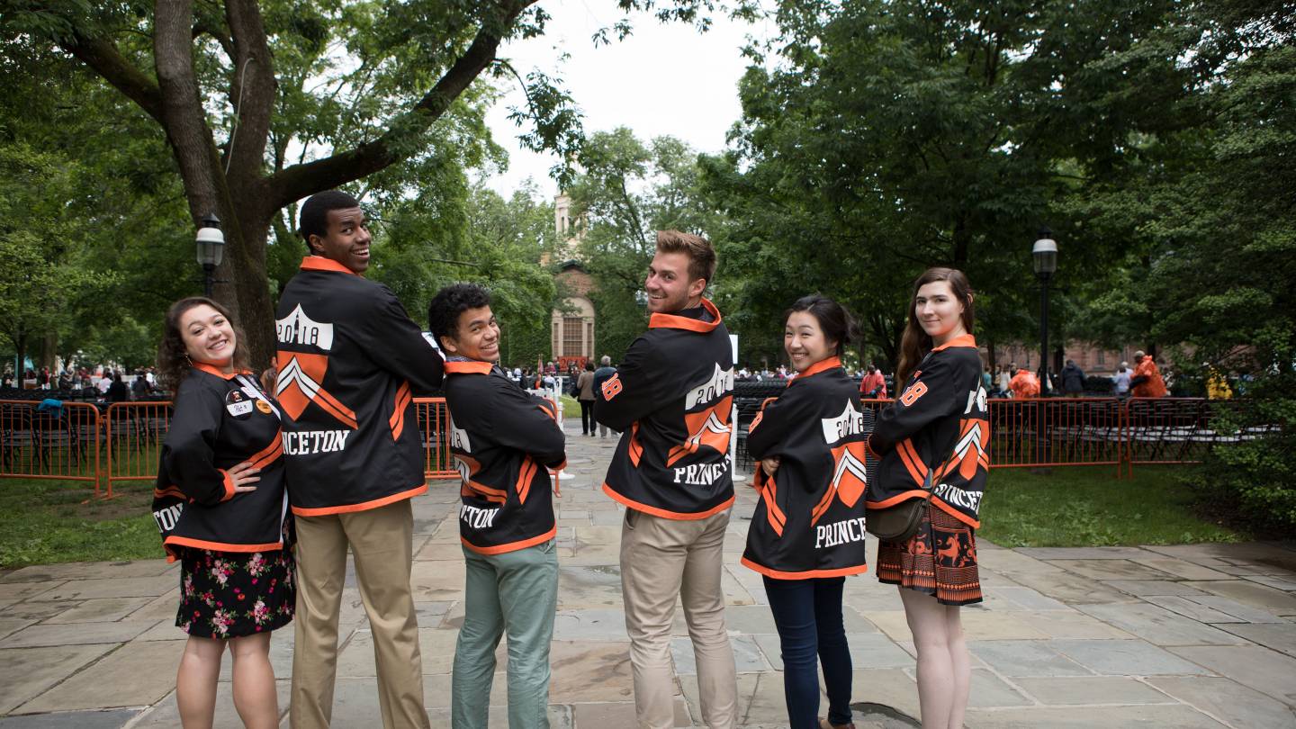 Students show off their 2018 Class Day jackets