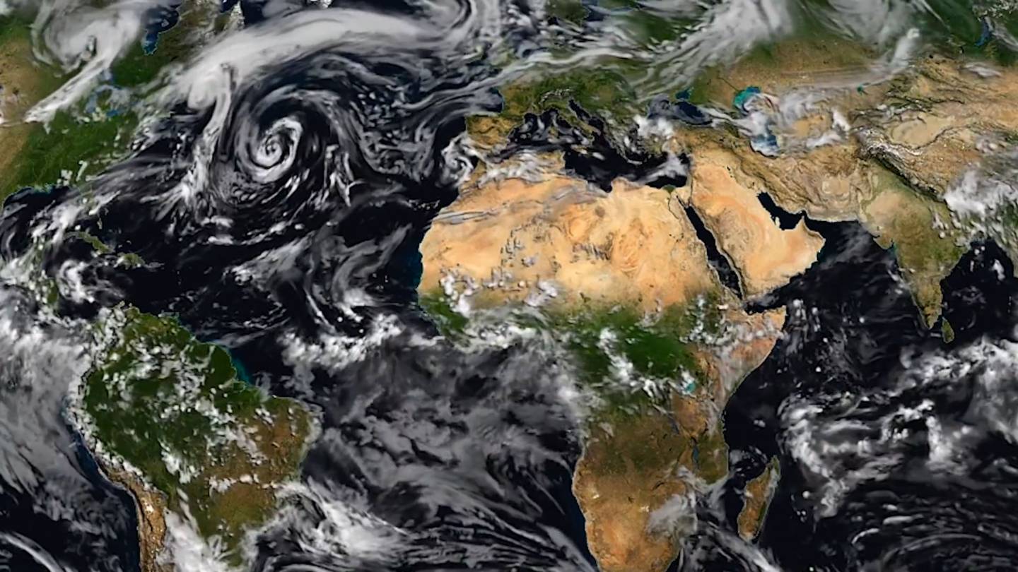 Satellite image of earth