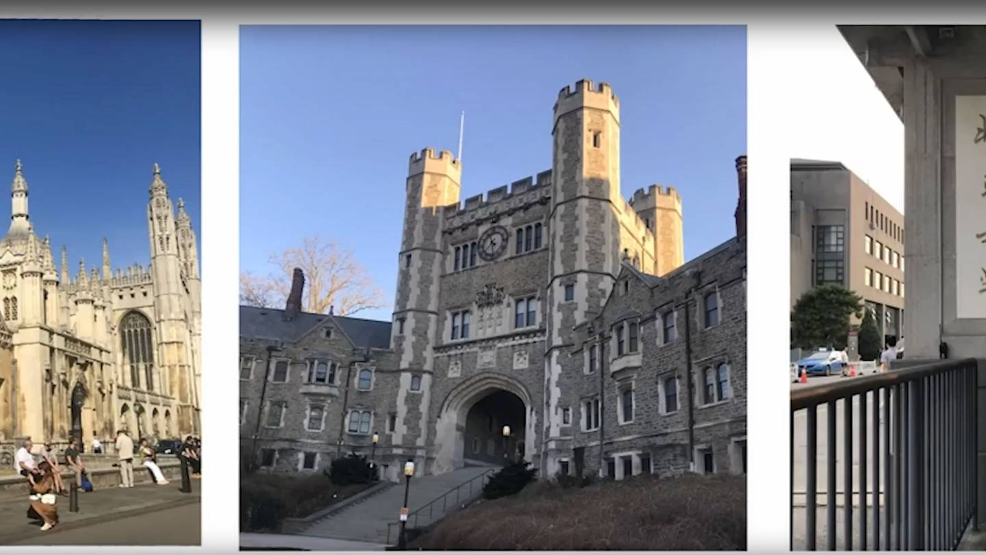 street scenes and Blair Archway