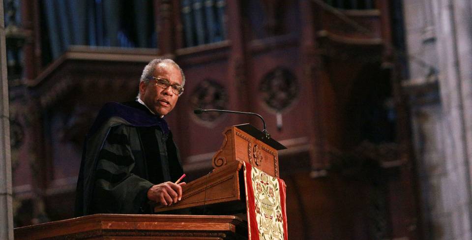 Randall Kennedy speaks at the 2016 Baccalaureate ceremony