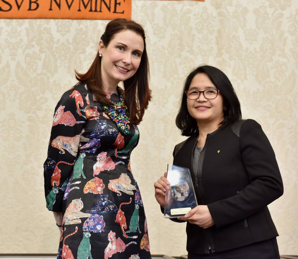 Maureen Connolly and Ma. Florevel Fusin-Wichusen