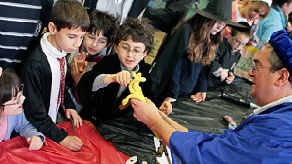 Dan Steinberg with a vacuum-sealed glove