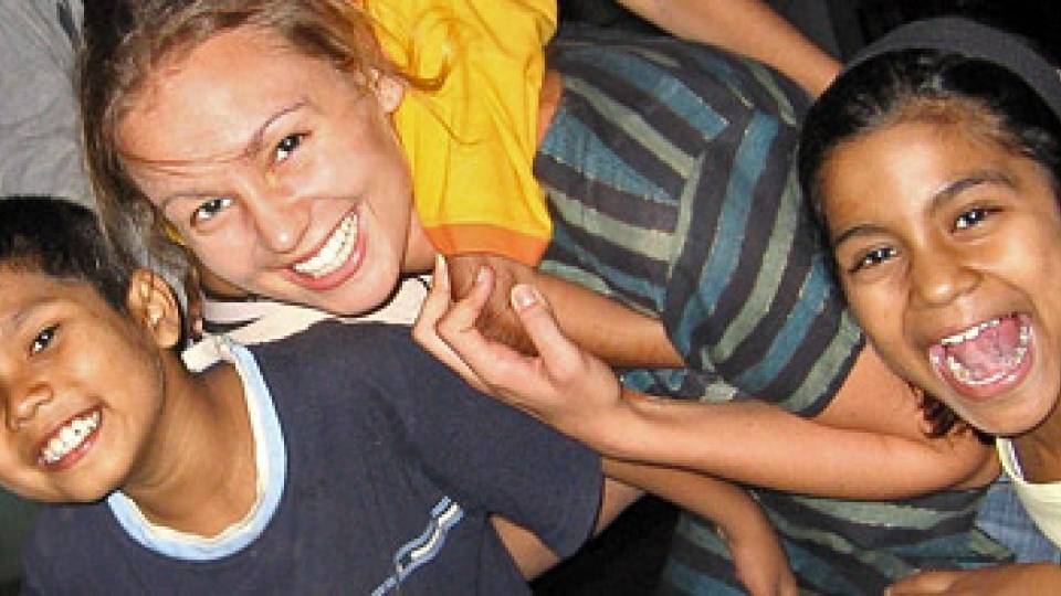 Neubauer at the Ashraya Initiative for Children