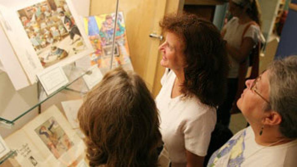 Displays in the children's library