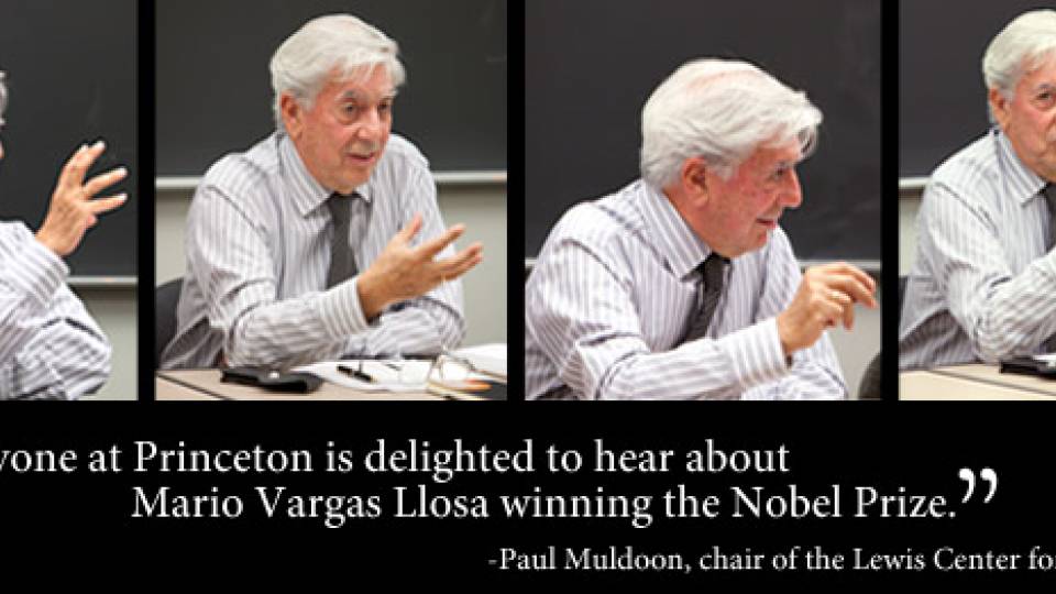 Llosa Nobel homepage