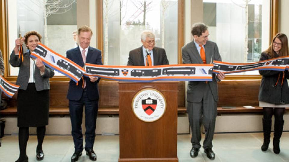 Arts and Transit ribbon cutting