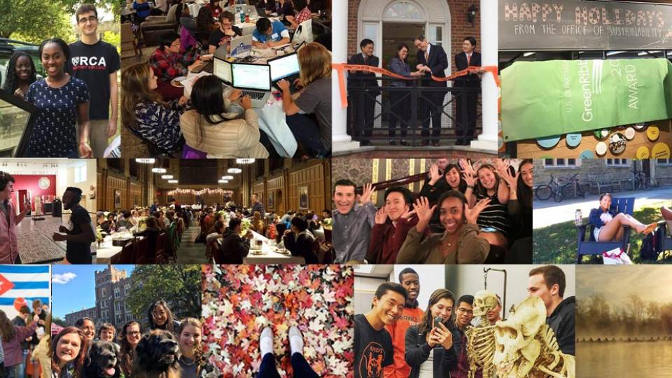 Social Media semester recap homepage