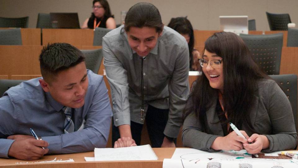 Summer Policy Academy Terrell Calabaza, Edmond Humetewa, Kayleigh Warren