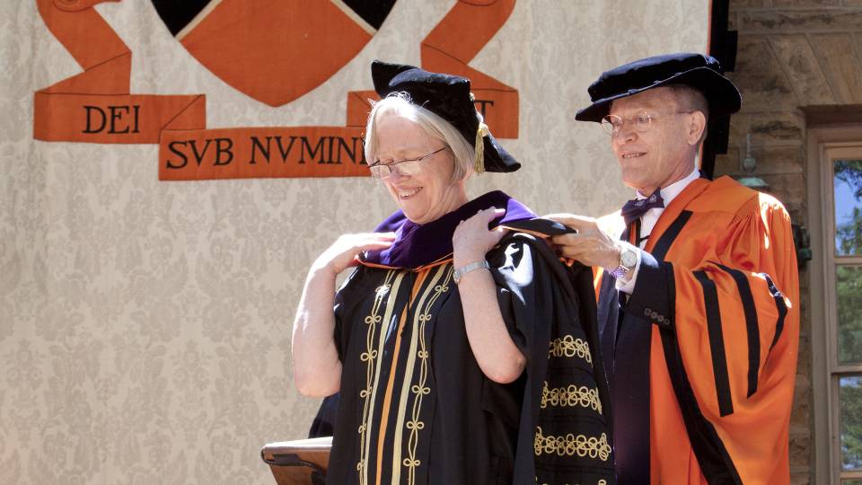 Former president Shirley M. Tilghman