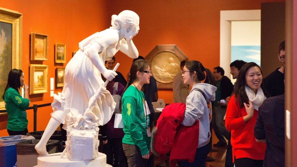 Exhibit in the Princeton Art Museum