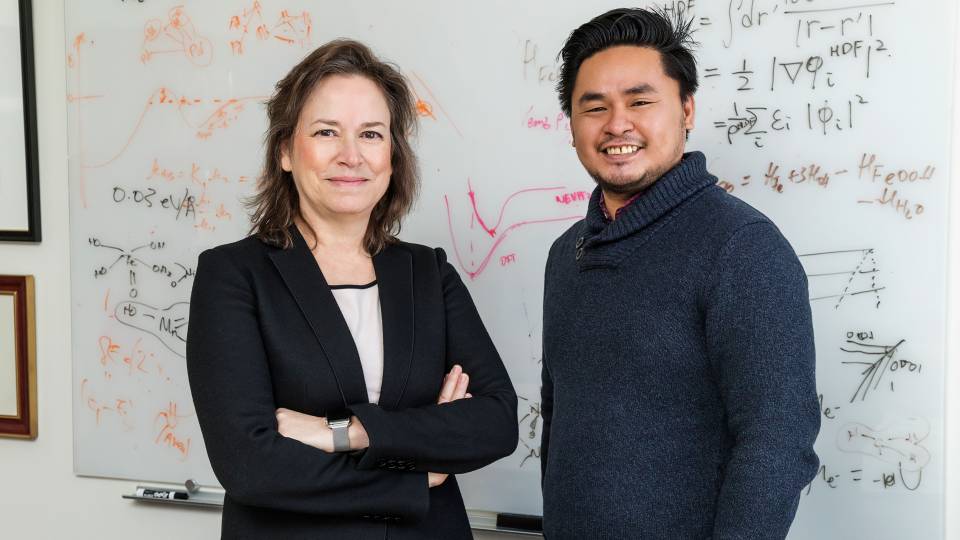 Emily Carter and Mark Martirez