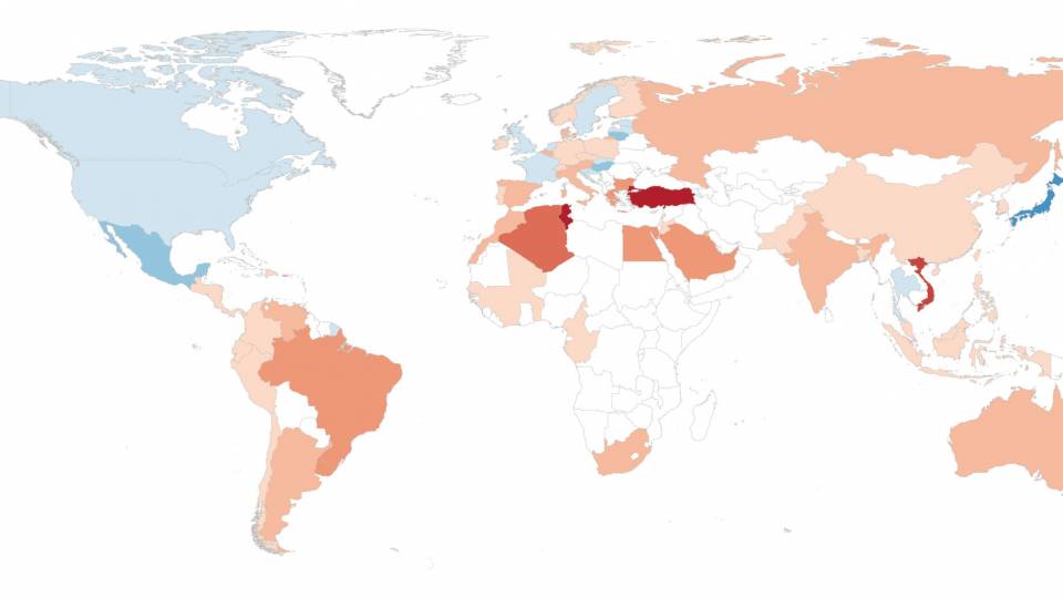 Map of antibiotic use