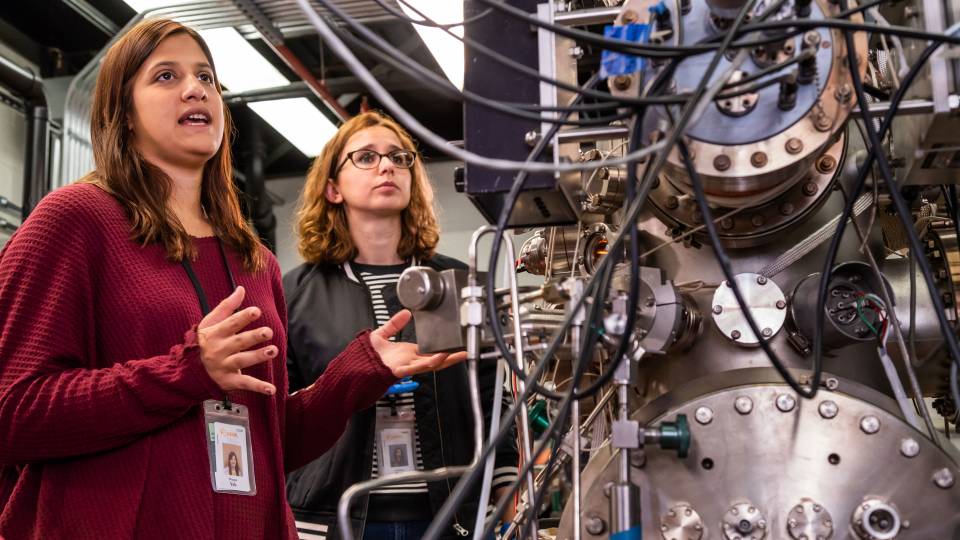 Meagan Yeh and Luxherta Buzi at PPPL