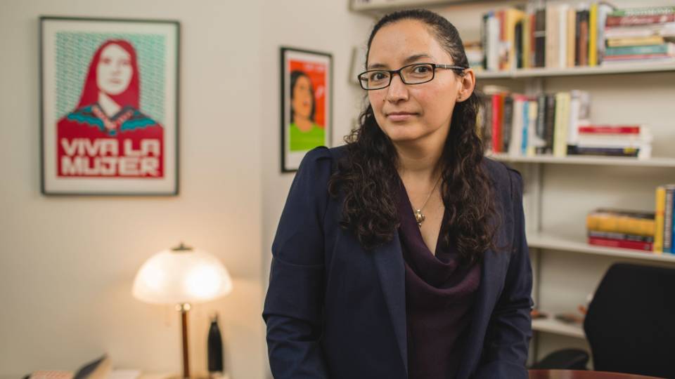 Rosina Lozano in office