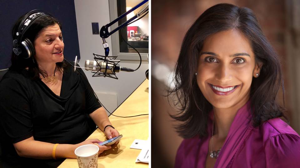 Indira Lakshmanan and Asha Rangappa