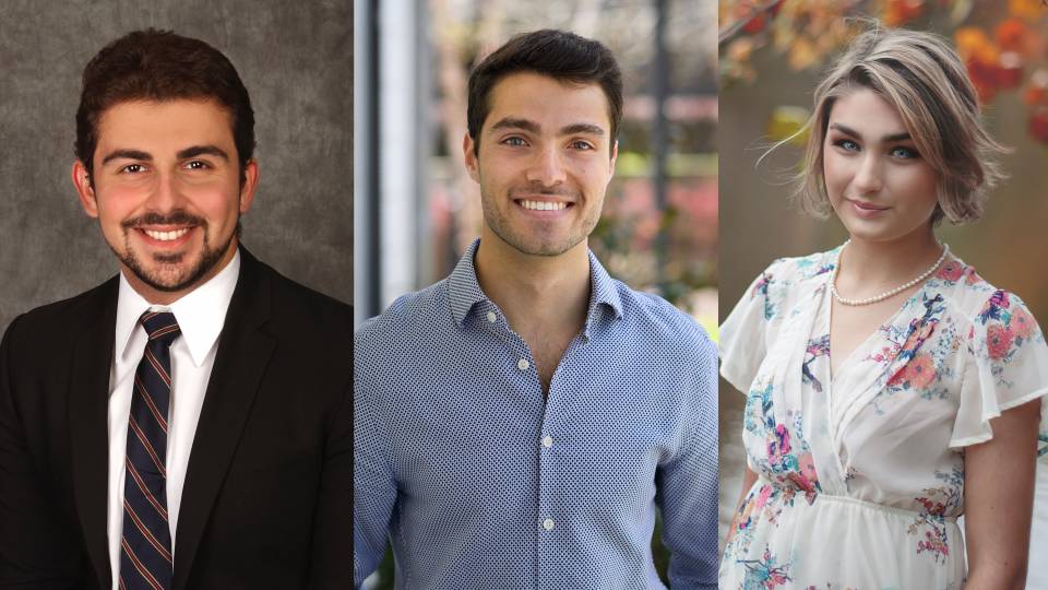 From left: Ararat Gocmen, Jonah Herzog-Arbeitman, Myrial Holbrook