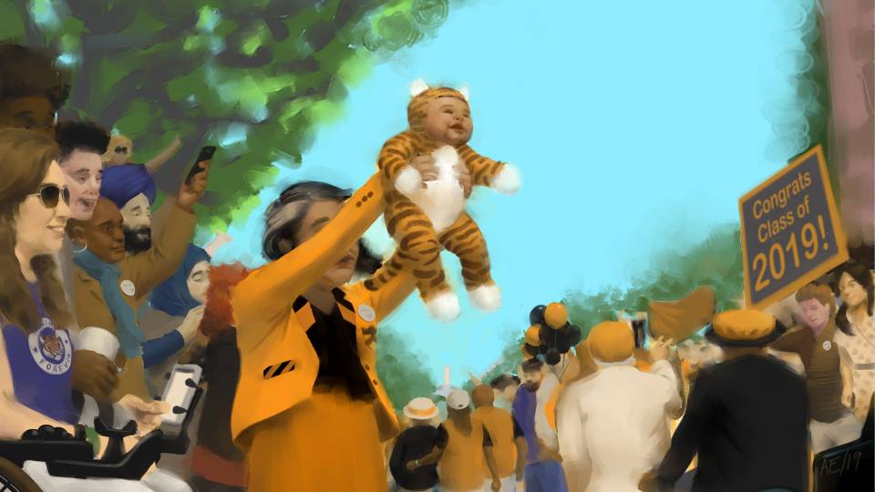 Illustrated Reunions attendees 