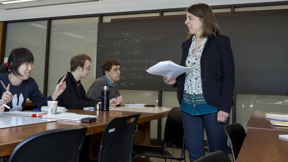 Lisanti teaching a class