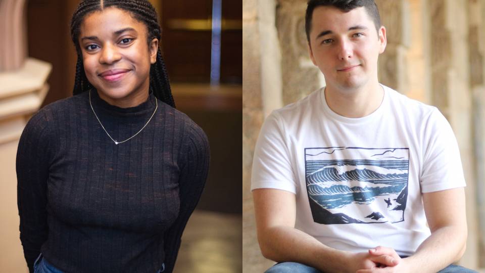 Danielle Stephenson and Riley Wagner