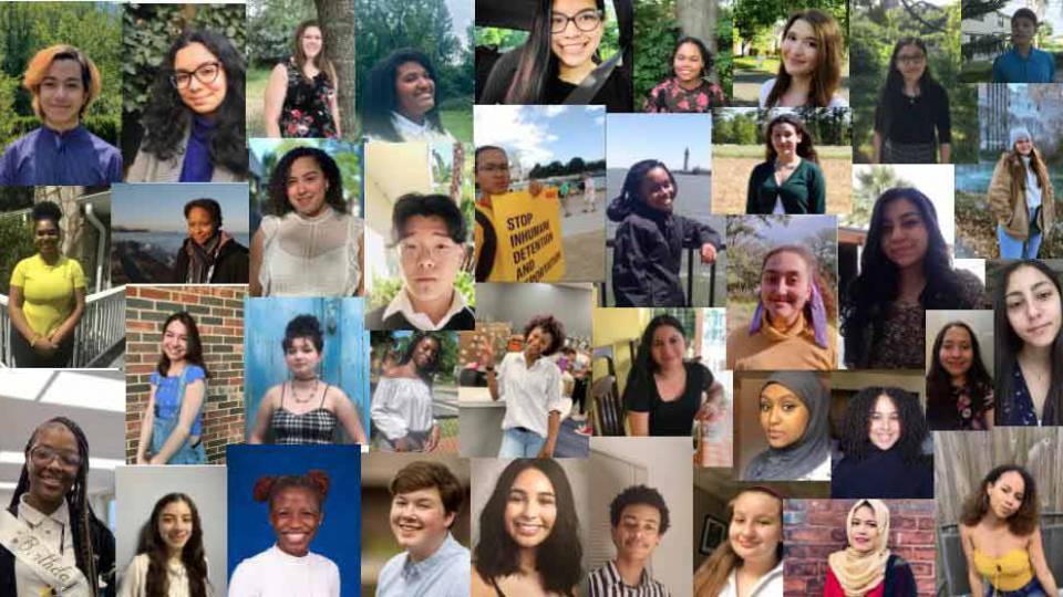 Collage of the students who participated in the 2020 Princeton Summer Journalism Program (PSJP)