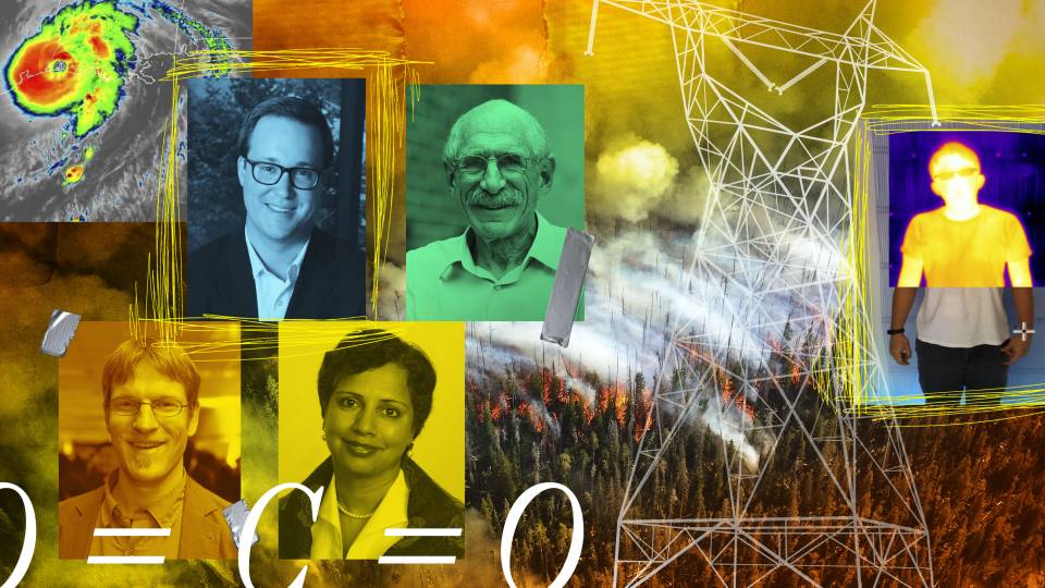 Collage of climate scientists